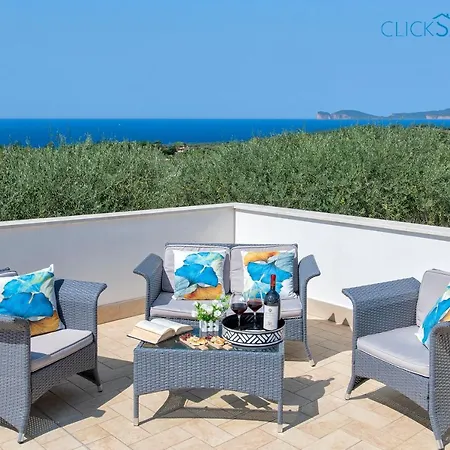 Clicksardegna Brionis Sea View, 7 Bedrooms, 5 Bathrooms And 3 Kitchens 알게로
